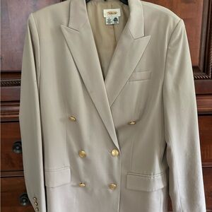 Talbots double breasted jacket
